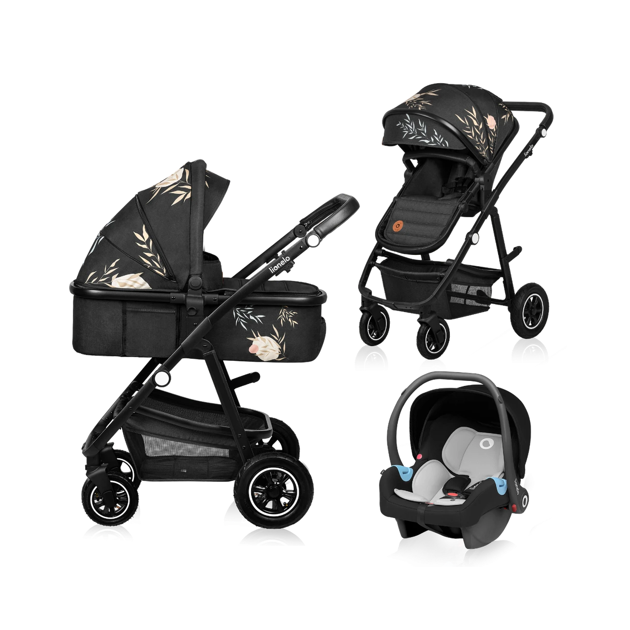 Універсальна коляска 3 в 1 Lionelo AMBER LOVIN