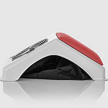 Професійна витяжка для манікюру AIR MAX M152 (N4) Pro з регулюванням на 65 Вт (червона), фото 3