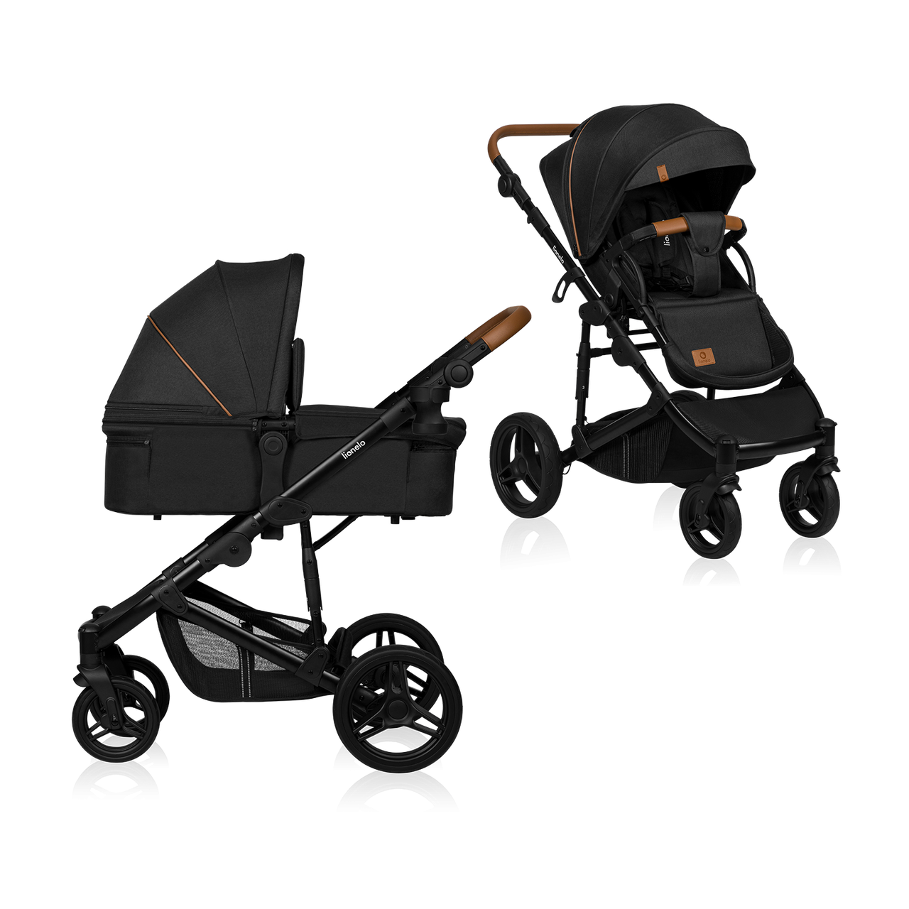 Універсальна коляска 2 в 1 Lionelo MARI TOUR BLACK ONYX