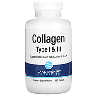 LAN, Collagen Type 1 & 3 (365 таб.), коллаген тип 1 и 3, колаген
