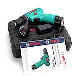 Акумуляторний шурупокрут Bosch PBA EasyDrill 1200 21V 2 Ah. дриль шурупокрут Бош, фото 3