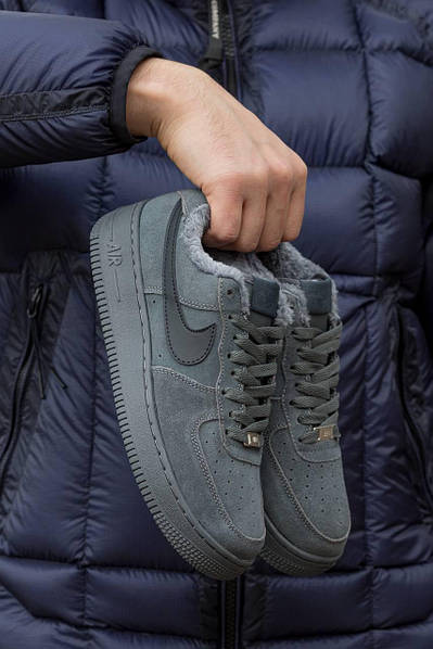Nike Air Force 1 Winter Low Grey Fur 1 Krosonavtik 1994006892