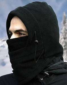 Зимова балаклава - капюшон, шапка, баф, маска, шарф (6 в 1) розмір 38x32