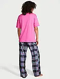 Піжама футболка з фланелевими штанами  Flannel Pants Tee-Jama Set Size	MRegular, фото 3