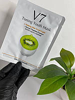 Увлажняющая тканевая маска с экстрактом киви Bioaqua Toning Youth Mask V7 Kiwi