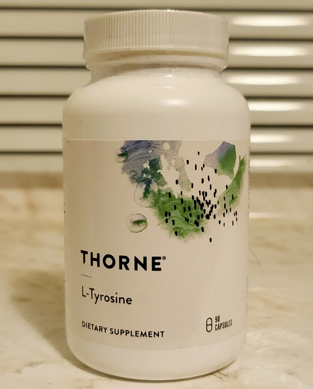 Вітаміни Thorne L Tyrosine 90 капсул тирозин