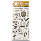 Наклейки "Twinkle" золото 1 лист 28 наклейок NKL011, фото 2