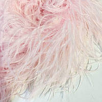 Боа страусиное пятислойное, длинна 1,8м, цвет Baby Pink