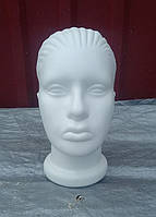 Манекен женская пластиковая голова белая