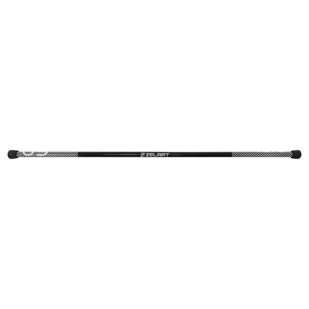 Палиця гімнастична бодібар трисекційний Zelart Body Bar 9994-9 вага 9 кг Black-White, фото 1
