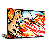 Наклейка на ноутбук - Comics fire dragon