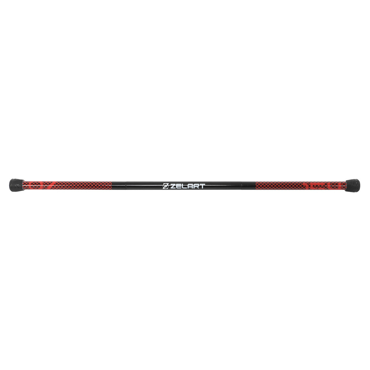 Палиця гімнастична бодібар трисекційний Zelart Body Bar 9994-7 вага 7 кг Black-Red, фото 1