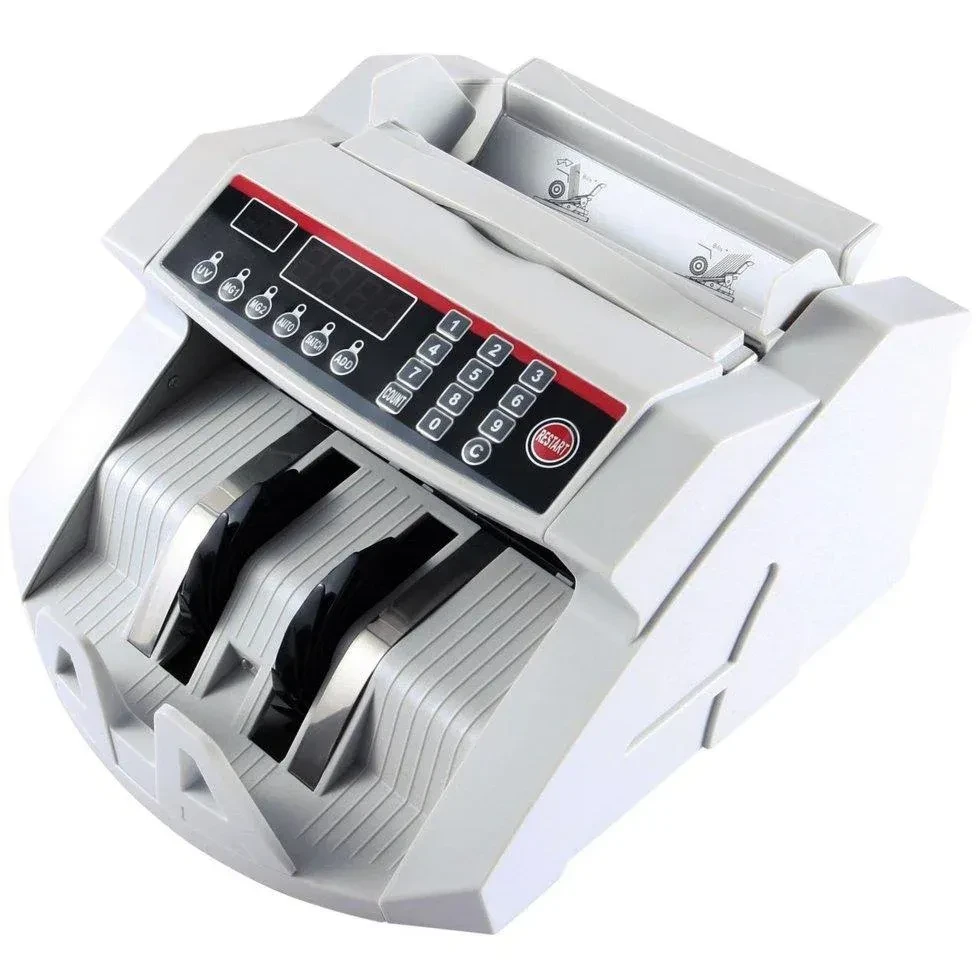 Машинка для подсчета денег Bill Counter 2108 с детектором валют, Счетчик банкнот универсальный с индикатором - фото 1 - id-p1994026394