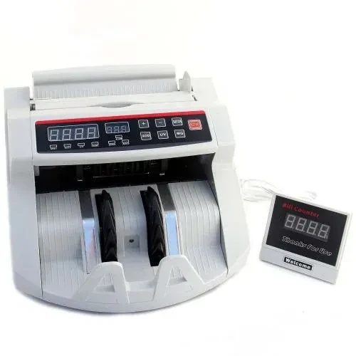 Машинка для подсчета денег Bill Counter 2108 с детектором валют, Счетчик банкнот универсальный с индикатором - фото 8 - id-p1994026394