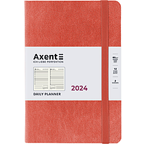 Щоденник 2024 Axent Partner Soft Nuba 8817-24-57-A, 145x210 мм, терракотовий