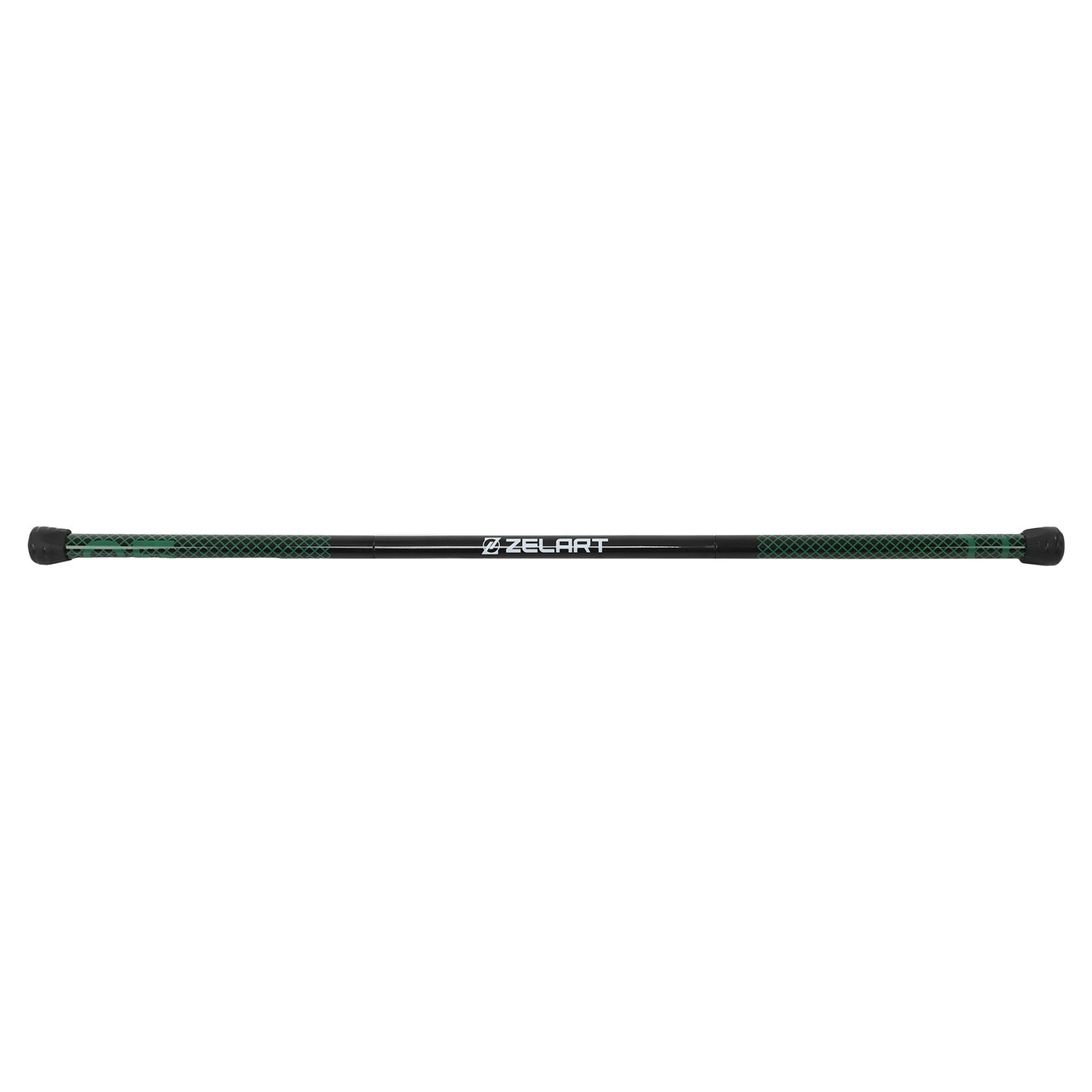 Палиця гімнастична бодібар трисекційний Zelart Body Bar 9994-5 вага 5 кг Black-Green, фото 1