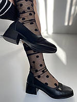 Туфлі жіночі HEYA 2040-01-11 чорні на підборі 36