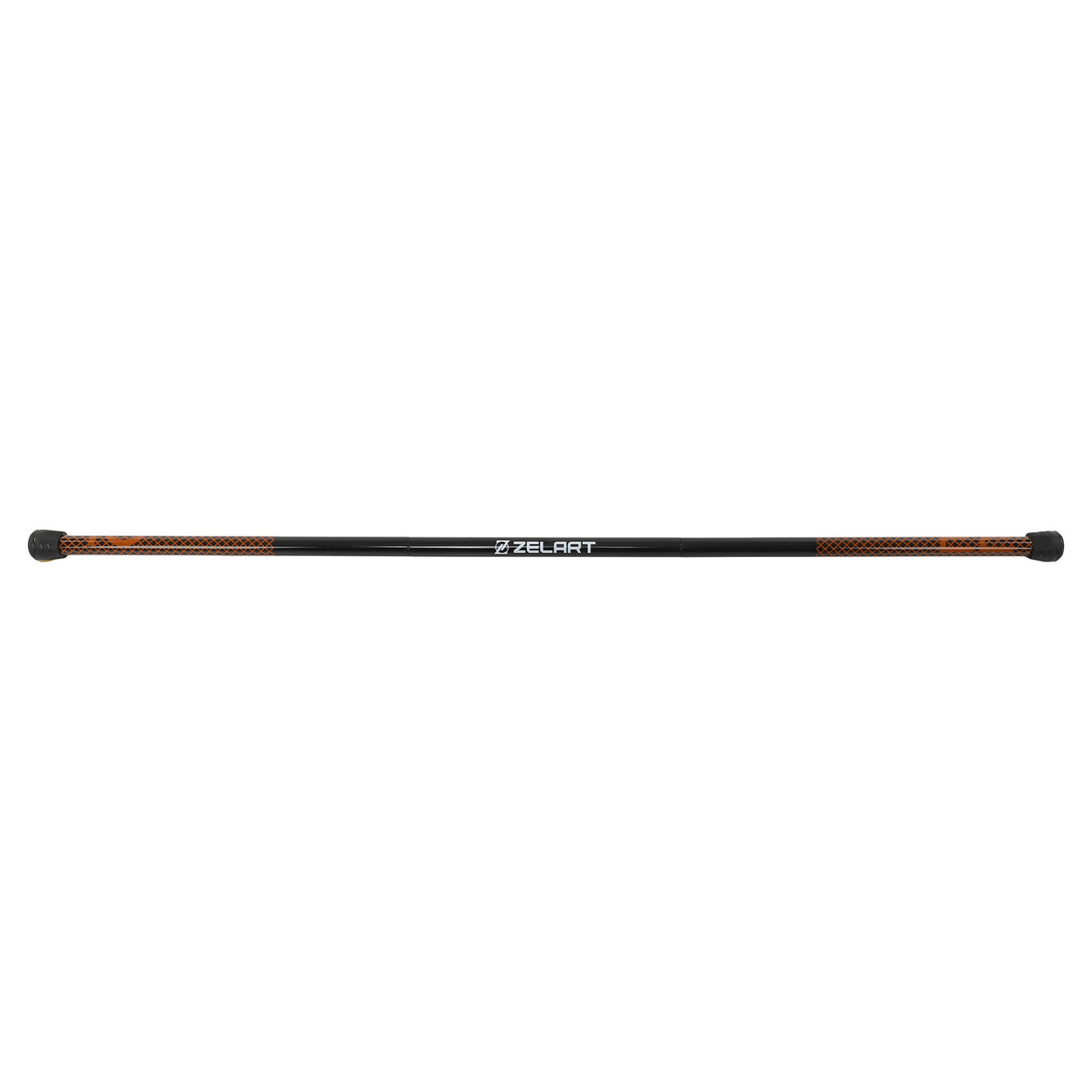 Палиця гімнастична бодібар трисекційний Zelart Body Bar 9994-10 вага 10 кг Black-Orange, фото 1