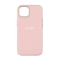 Чехол Leather Case with MagSafe для iPhone 15 Цвет Sand Pink