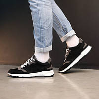 Черные мужские спортивные кроссовки для спорта мужские кеды 4S Toyvoo Чорні чоловічі спортивні кросівки для