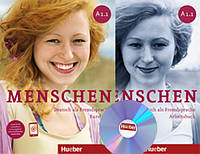 Підручник Menschen A1.1, комплект Kursbuch+Arbeitsbuch mit Audio-CDs