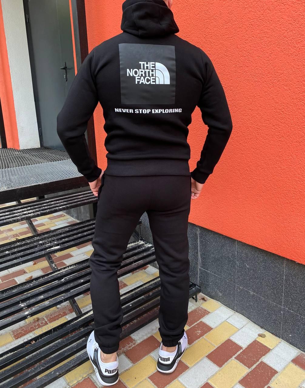 Теплий чоловічий спортивний костюм The North Face