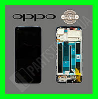 Дисплей Oppo Realme 8 Pro BLACK (4130052 / 4906799) сервисный оригинал в сборе с рамкой