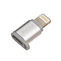 Переходник Remax RA-USB2 Visual Micro / Lightning Цвет Стальной