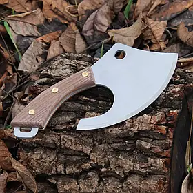 Ніж-крапка, ніж кухонний для ребер, ніж для оброблення м'яса на кухні, для рубання суглобів і сухожиль/Горіх