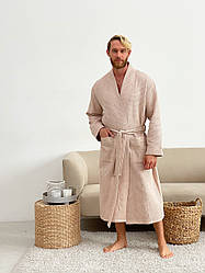 Чоловічий халат COSY вафельний, беж