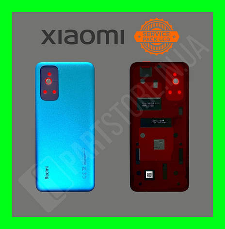 Кришка Xiaomi Redmi Note 11s Blue сервісний оригінал, фото 1