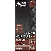 Маска Тонувальна Чорна кава 040 Hair Care Ton oil mask ТМ Acme-Color
