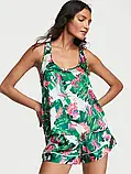 Шорти Victoria's Secret Satin Tropic Blue Size M, фото 2