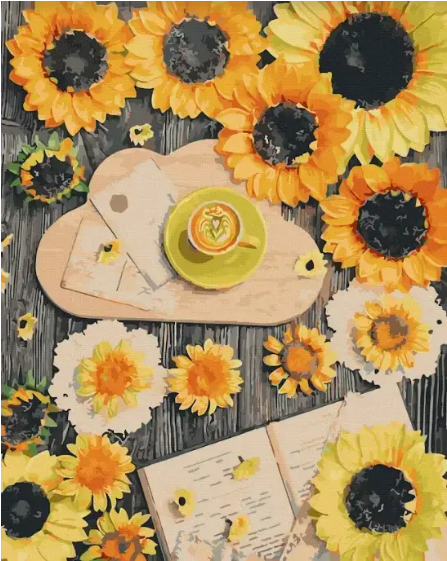 Картина за номерами Яскраві соняхи Картини за номерами 40х50 Квіти на полотні Соняшники Rainbow Art GX43698, фото 1