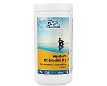 Активний кисень для басейну в таблетках 20 г Chemoform Aquablanc O2, 1 кг