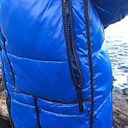 Пальто-пуховик жіноче зимове TOWMY TM-AJ-2261-black з каптуром S, фото 3