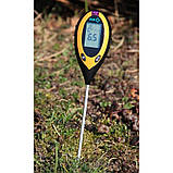 Вимірювач параметрів грунту 4 В 1 FLO 9 В, фото 3