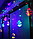Світлодіодна гірлянда штора Кульки Деко 12 шт LED 3х1 м, фото 4