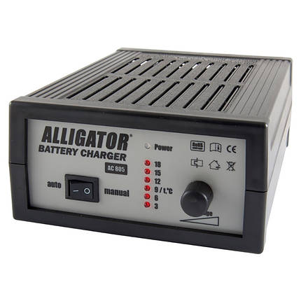Зарядний пристрій АКБ Alligator 12V, 18А без амперметра, фото 1