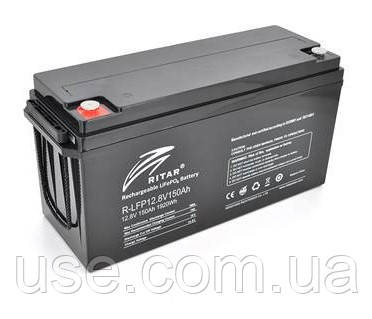 Аккумулятор LiFePO4 12 V, В, вольт, 150 AH, Ah, ампер часов, Ritar, АКБ ...