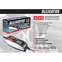 Зарядний пристрій АКБ Alligator 6/12V, 4А, фото 4