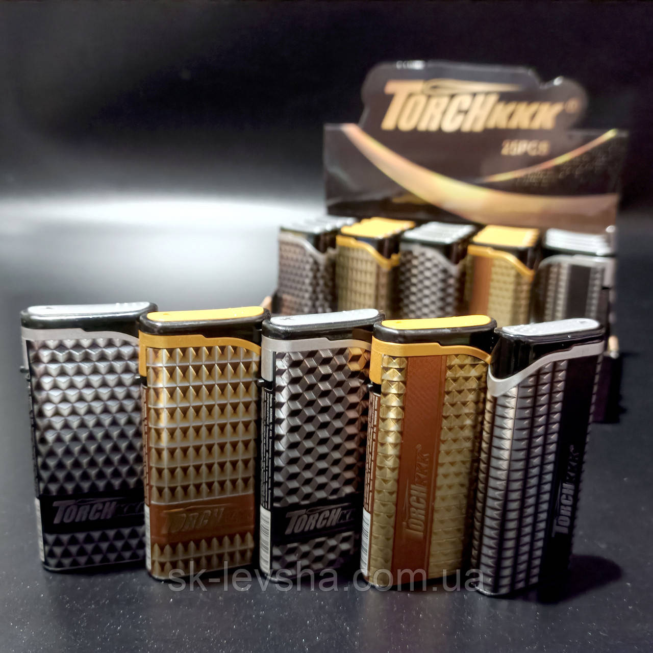 Запальничка п'єзо ТМ TorchKKK® 3D, турбо, багаторазова № KDR2049