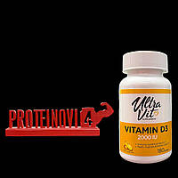 Витамин Д3 Ultra Vit Vitamin D3 2000IU 180caps витамины и минералы