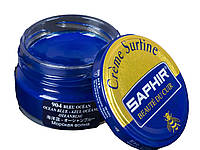 Увлажняющий крем для обуви Saphir Creme Surfine, цв. морская волна