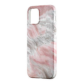 Чохол Lum Neon (світяться у темряві) iPhone 12 Marble Pink, фото 1