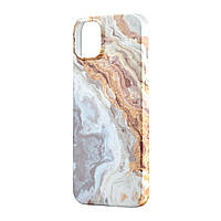 Чехол Lum Neon (светятся в темное) iPhone 14 Plus Marble Sea Sand