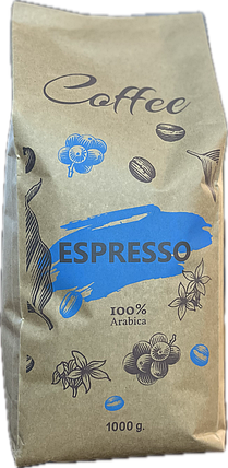 Кава в зернах "Espresso" арабіка 100% тільки свіжа обсмажування (після смаку шоколад, карамель) 1кг, фото 2