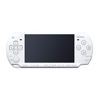 Консоль Sony PlayStation Portable Slim PSP-2ххх Модифицированная 32GB White + 5 Встроенных Игр Б/У
