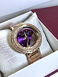 Годинник із камінням Swa rovski Ultra Purple, фото 5