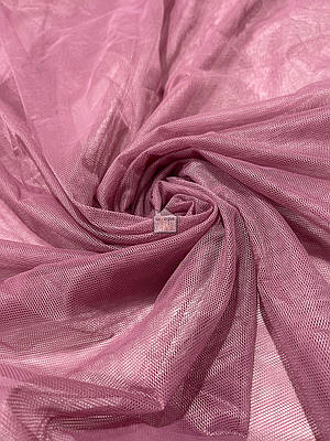 Однотонна завіса тюль євро сітка грік фатин, для спальні, кухні, залу Рожевий